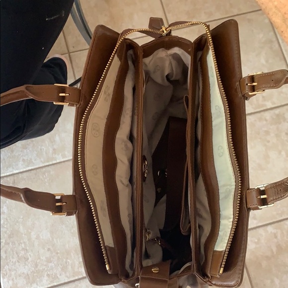 Tory Burch brown messenger bag - Picture 2 of 7